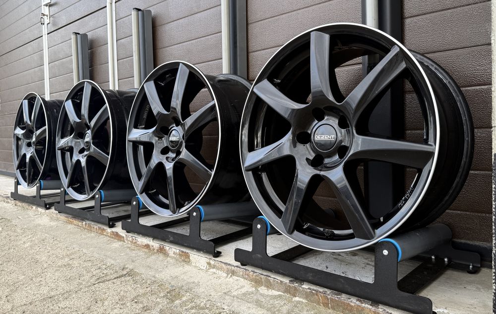 4x felgi aluminiowe Czarne 5x112 r18 et38 8J Alufelgi (czujniki TPMS)