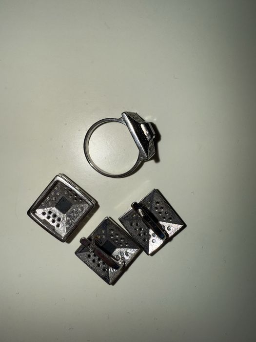 Золотий гарнітур 585 проба КЮЗ 4 предмета