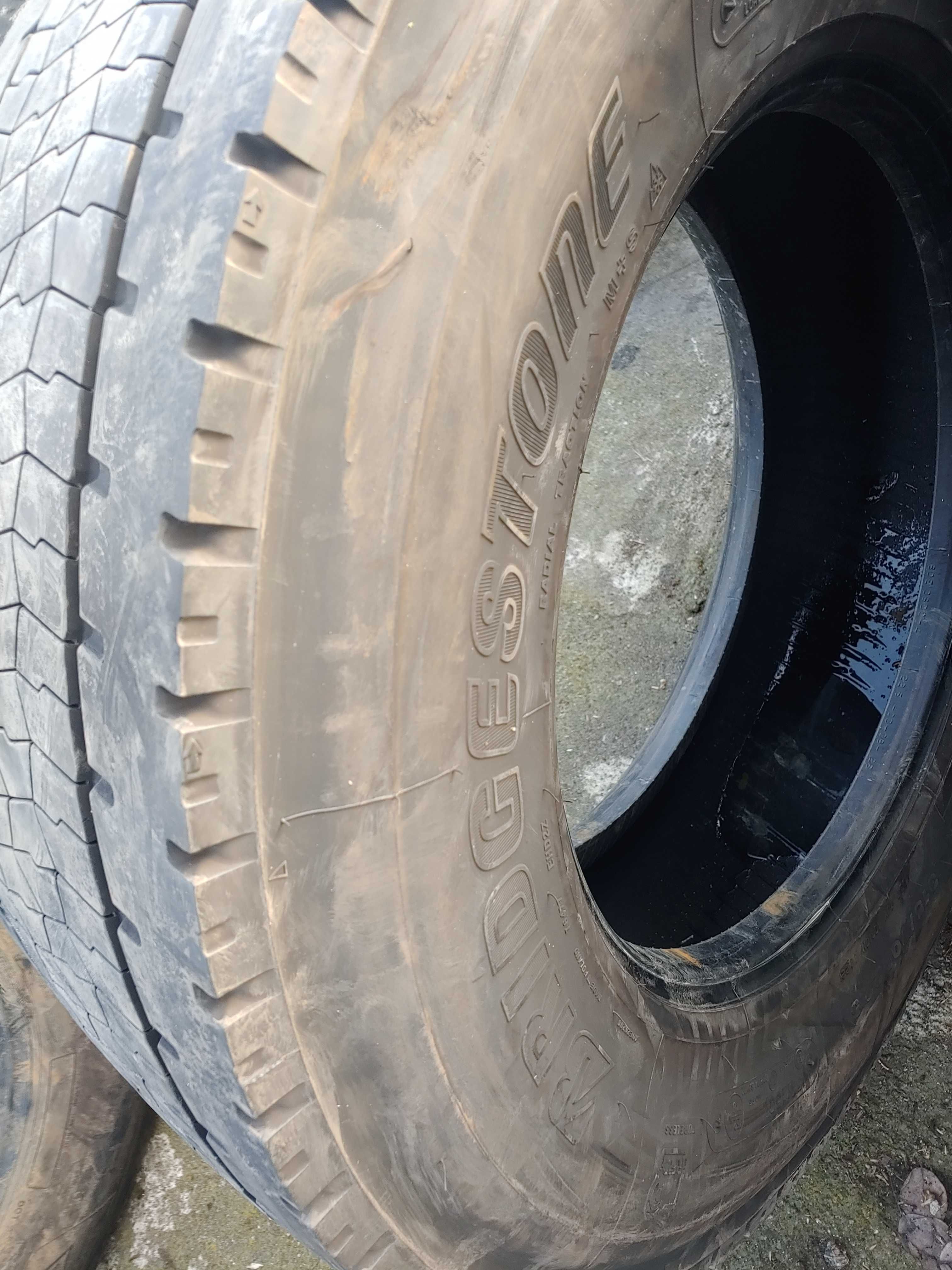 Opony Bridgestone 315 70 r 22.5 napędowe rok 22 ecopia  H Drive 002