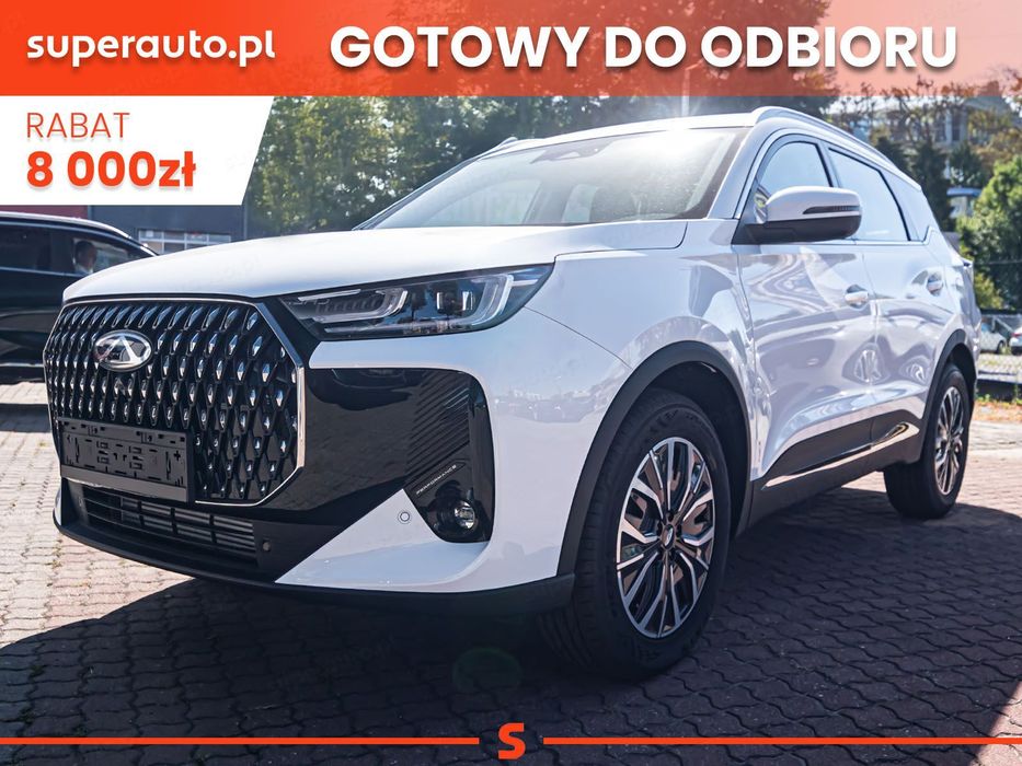 Chery Tiggo 7 Comfort 1.6 T-GDI DCT 147KM • Kamera 540 • Skórzana tapicerka •