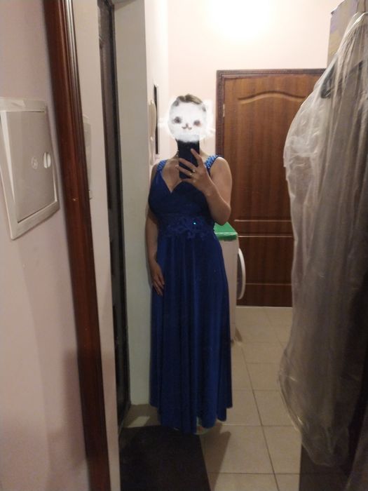 Вечірня сукня, сукня на випускний синя