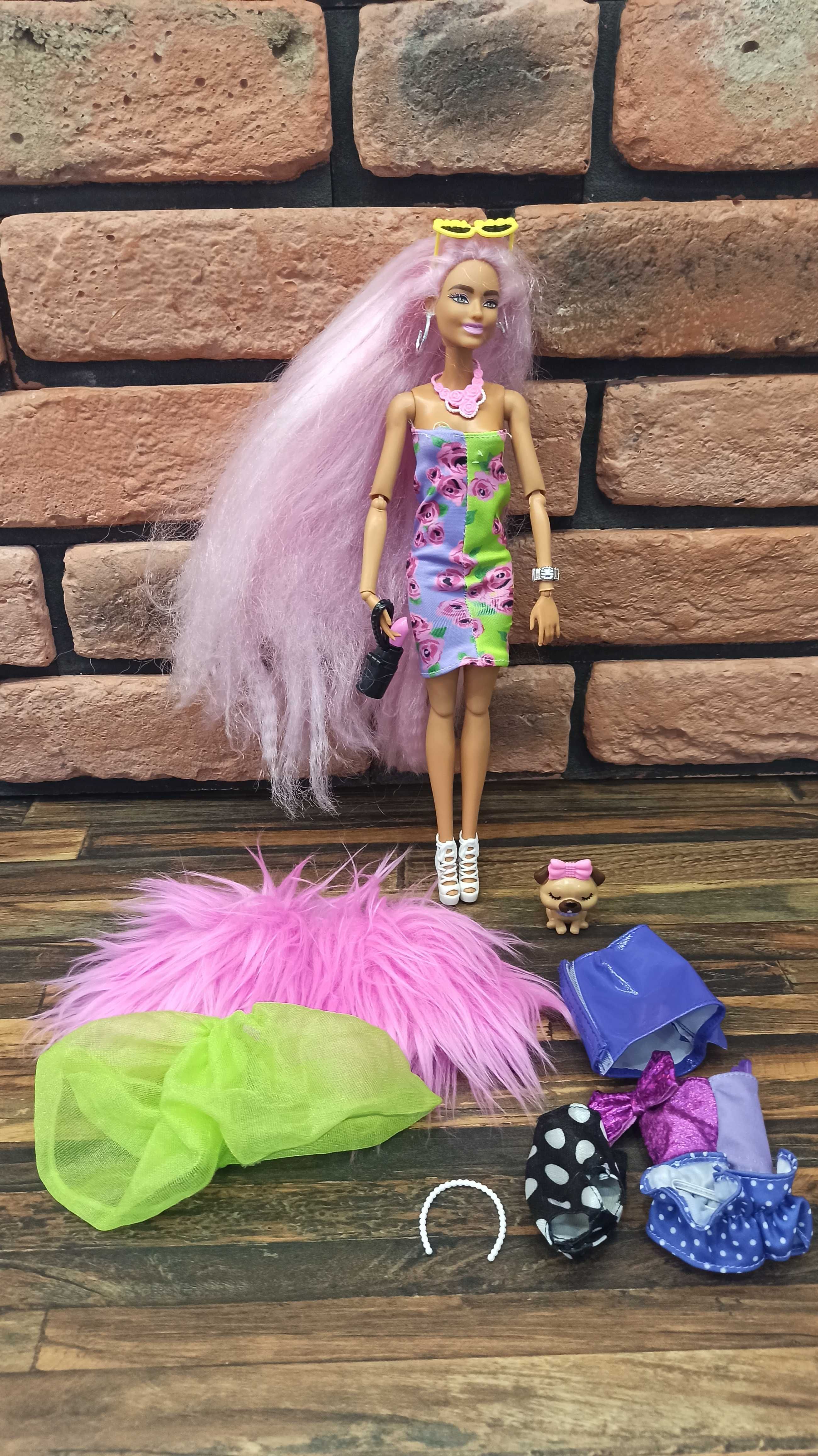 Lalka Mattel Barbie Extra - dużo dodatków