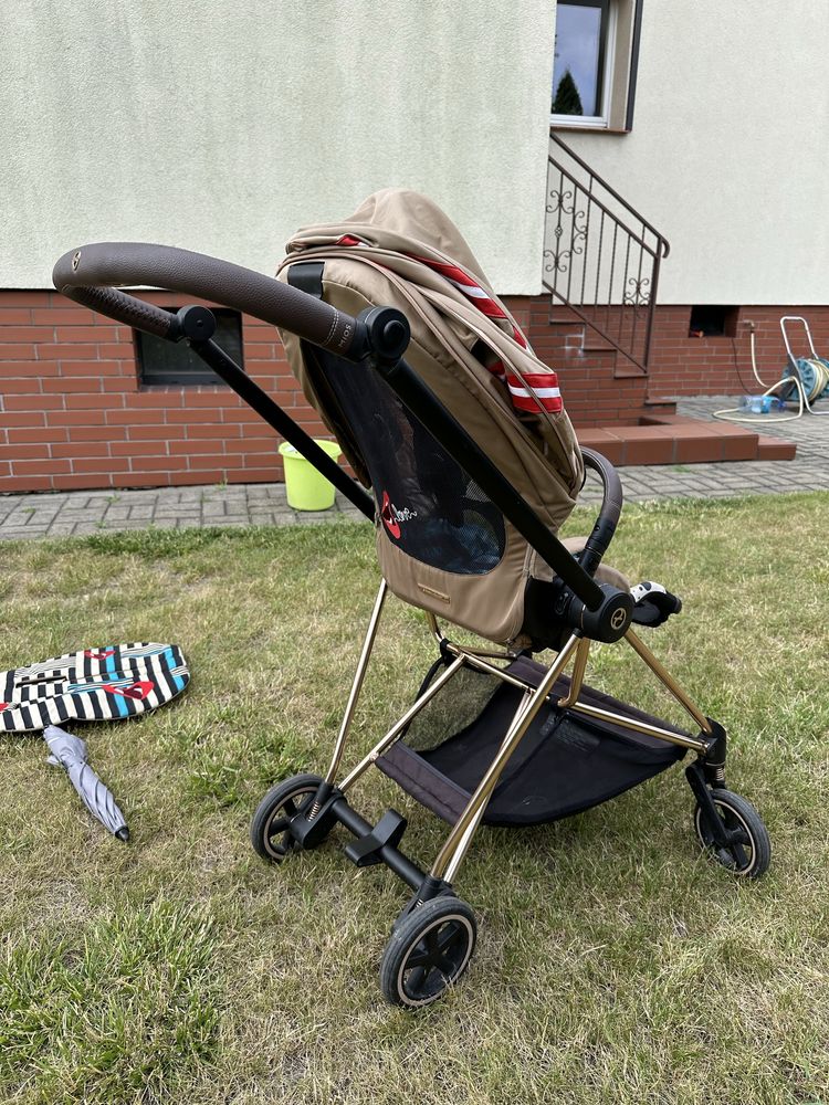 Cybex mios karolina kurkova złoty wózek dzieciecy