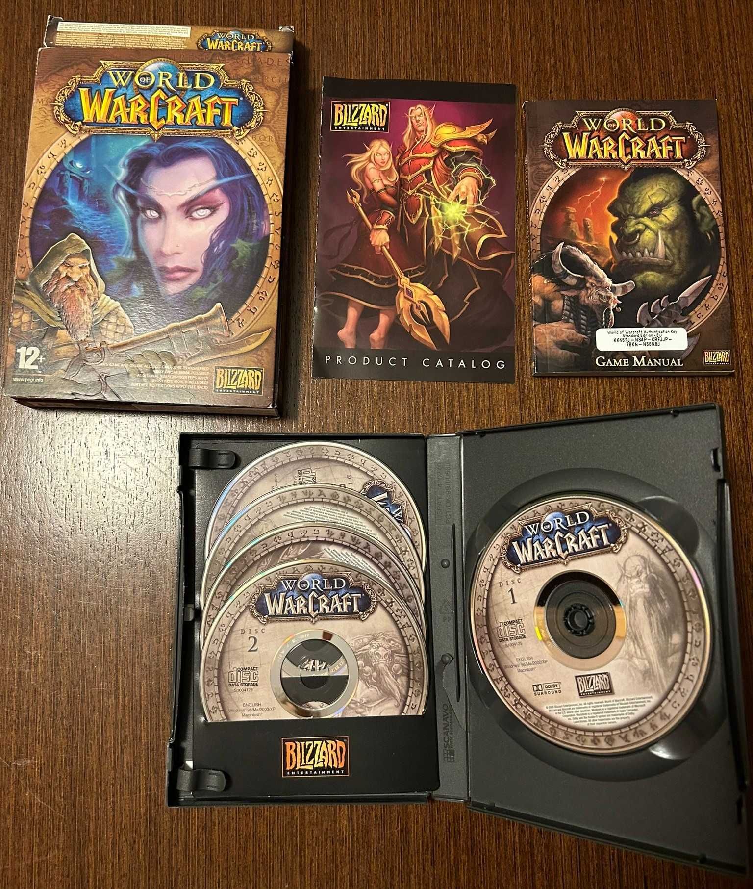 World of Warcraft - Conjunto Coleção CD's e DVD