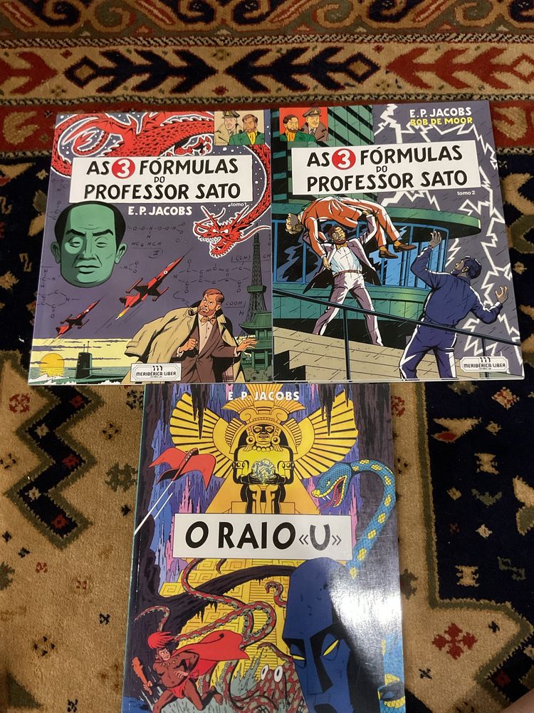 Livros banda desenhada E. P. Jacobs