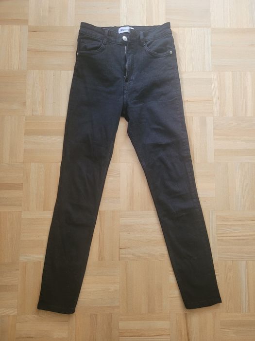 Nowe spodnie zara czarne slimy rozm 36