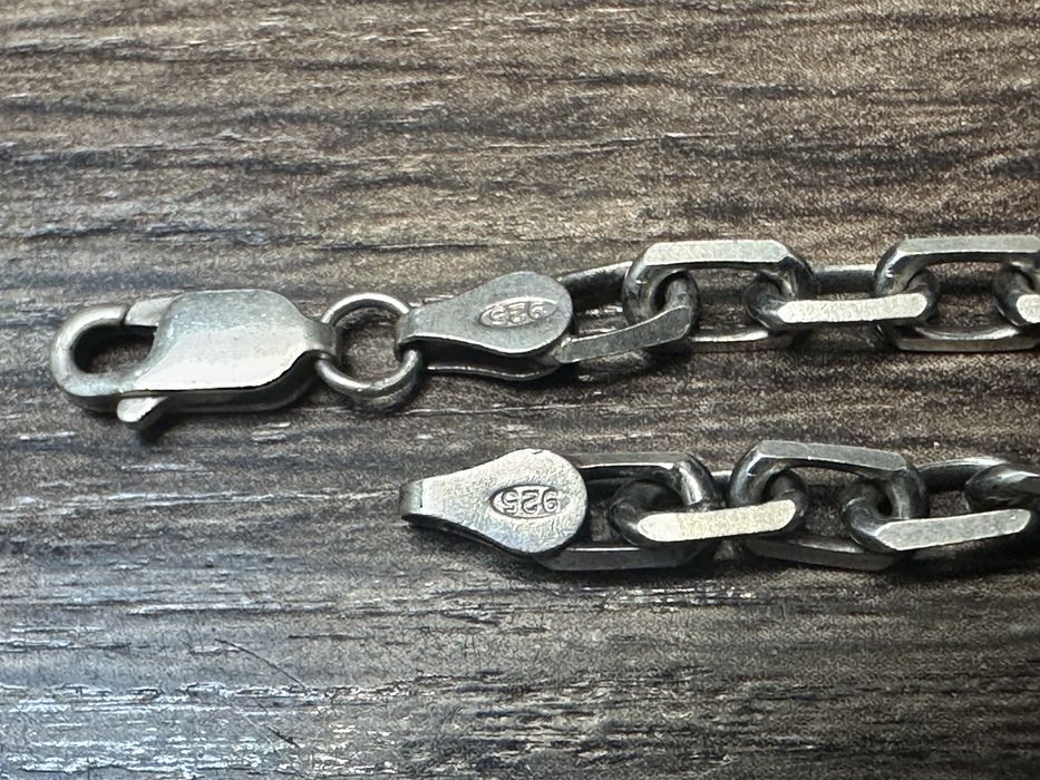 Серебряная цепочка якорная 925 пр 25 грамм