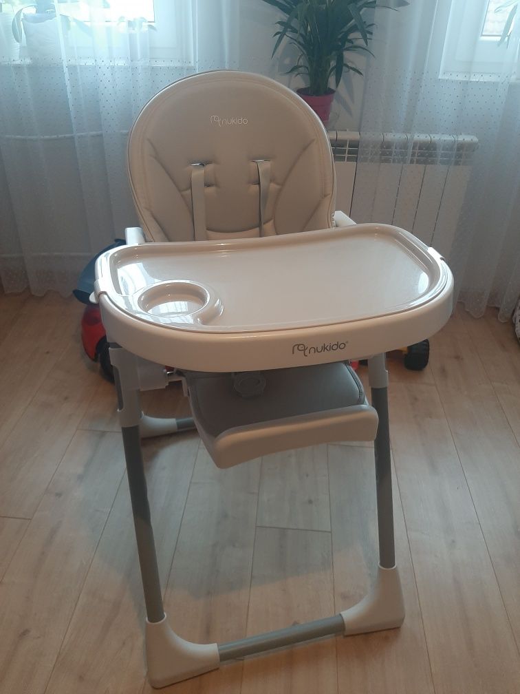 Krzesełko do karmienia Nukido Belo wielofunkcyjne