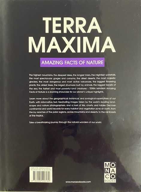 Livro Terra Maxima - Amazing facts of Nature
