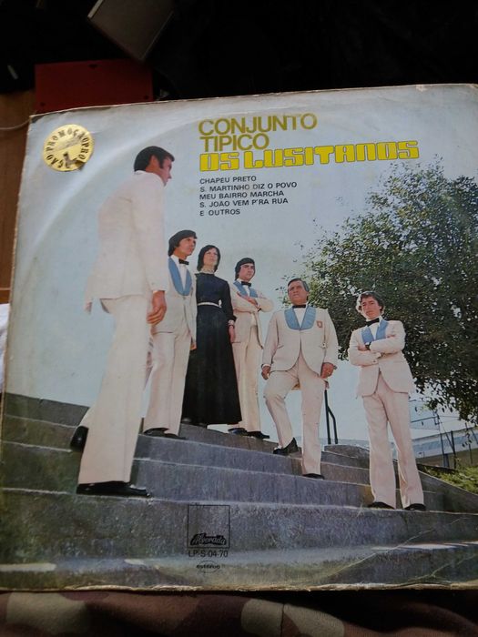 Disco de vinil antigo