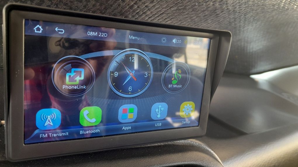 Ecrã Rádio Carro estilo carlega