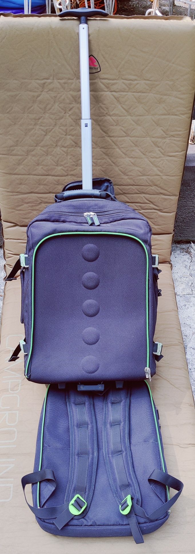 Torba plecak na kółkach IKEA Upptacka