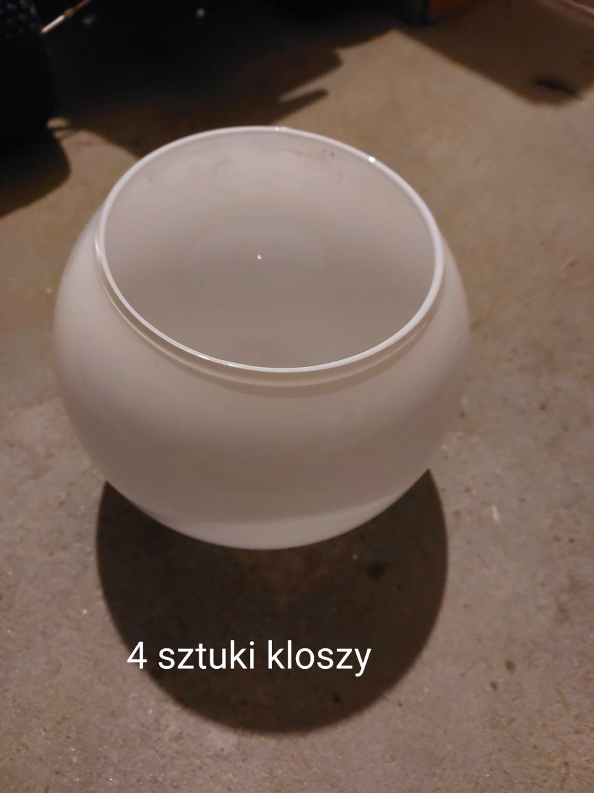 Klosze do lamp/ klosze PRL