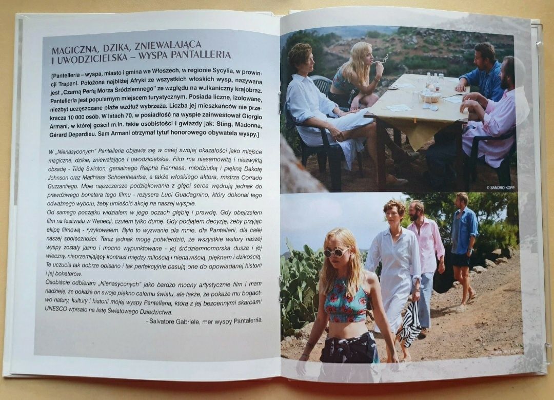 Film DVD Nienasyceni Bigger Splash Gadagnino Finnes Johnson