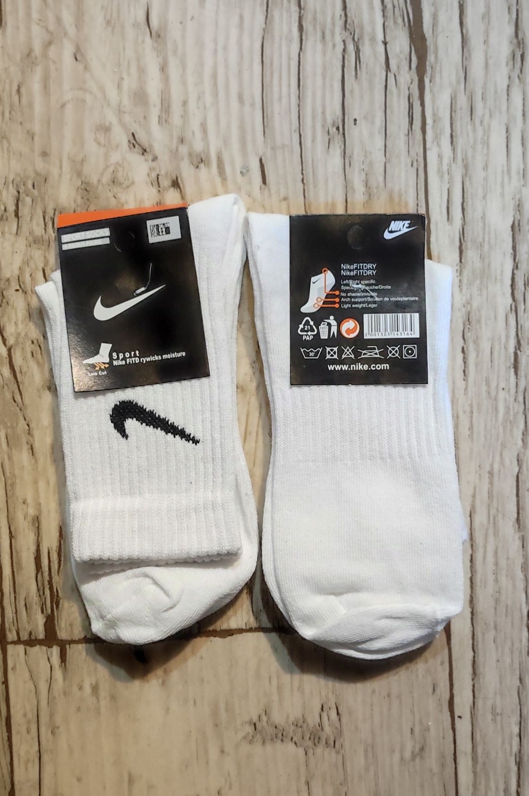 Skarpety Nike 1 para 36-39 Damskie