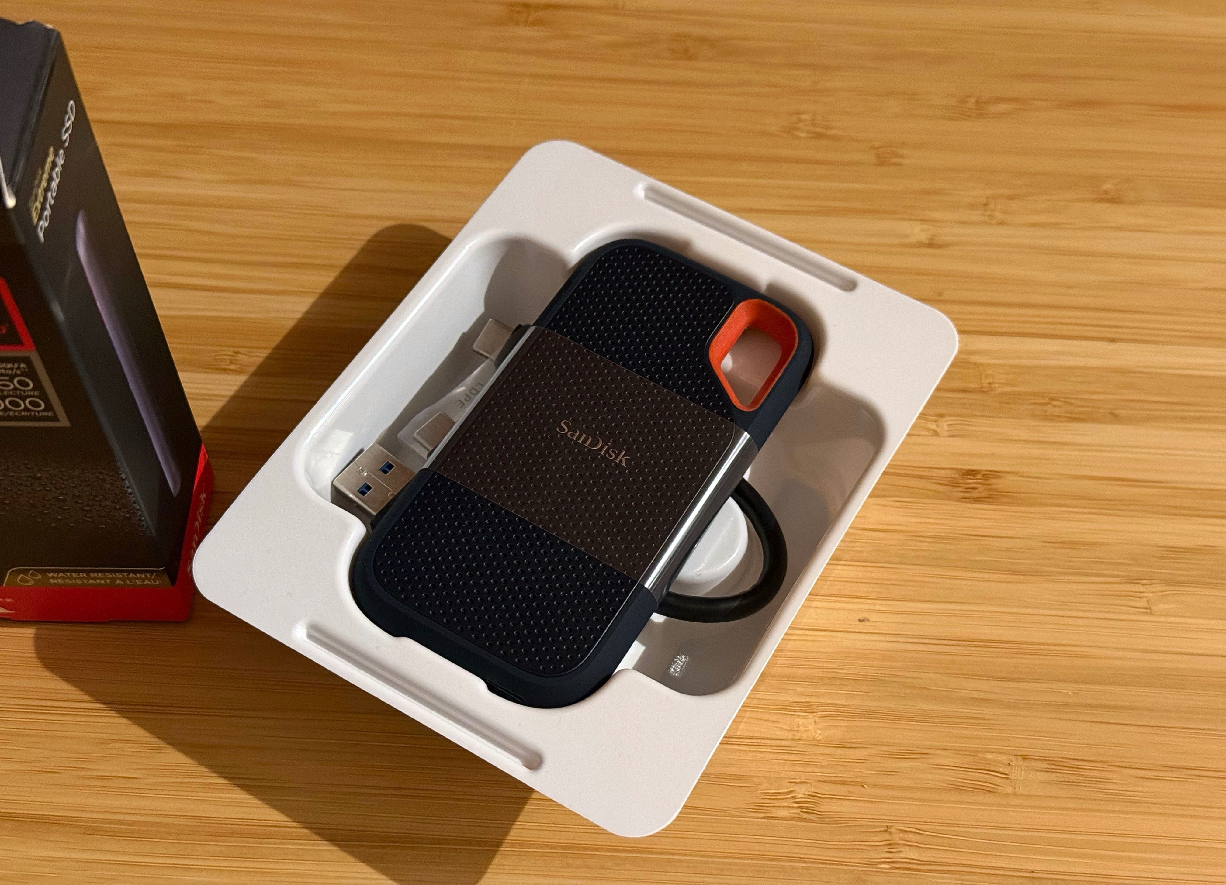 SSD Externo SanDisk Extreme Portable 2TB USB-C USB 3.2 Gen 2
