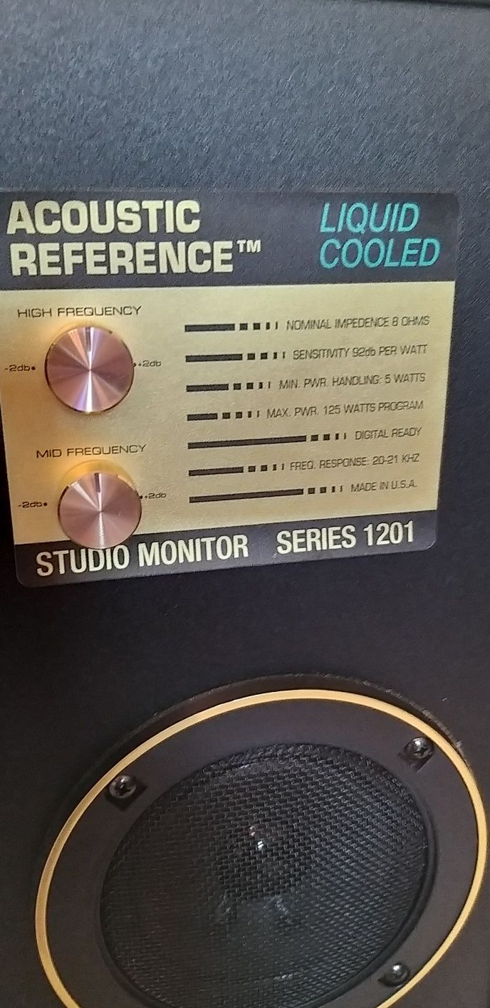 Kolumny głośniki Acoustic Reference Liquid Cooled Series 1201 USA