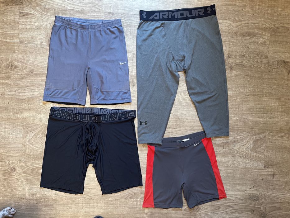 Компрессионные шорты Nike Dri-Fit и Under Armour