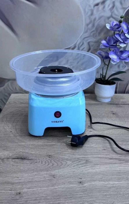 Апарат для цукрової вати машинка для цукрової вати 500w зелена