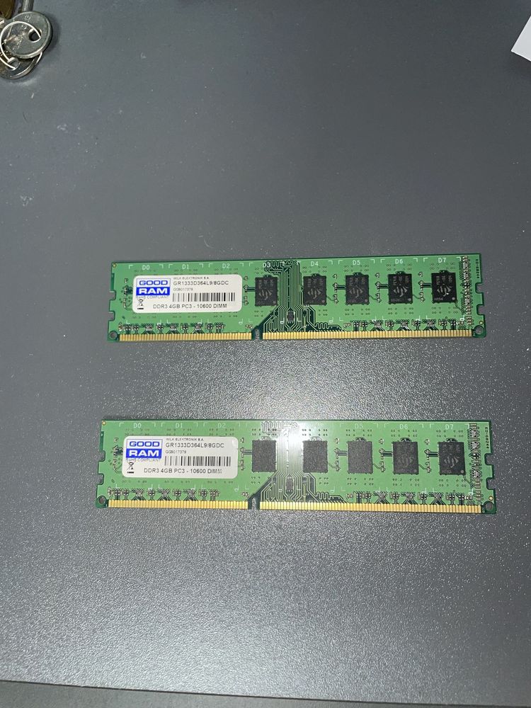 Kości ram GOOD RAM 2x4gb ddr3