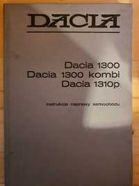 Książka, Instrukcja naprawy samochodu dacia 1400, 1300 kombi, 1310p