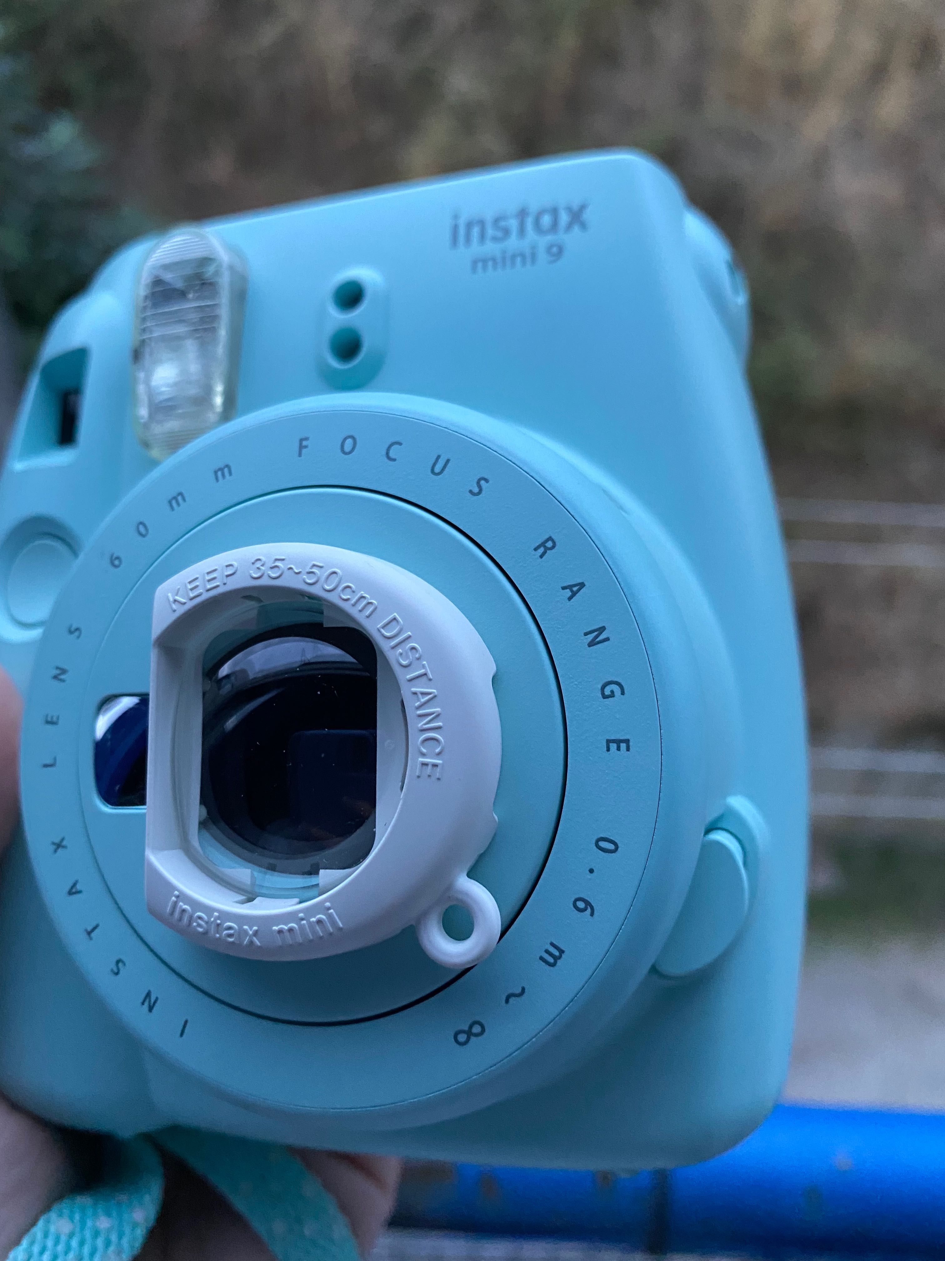 Instax mini 9 em azul - nova com caixa