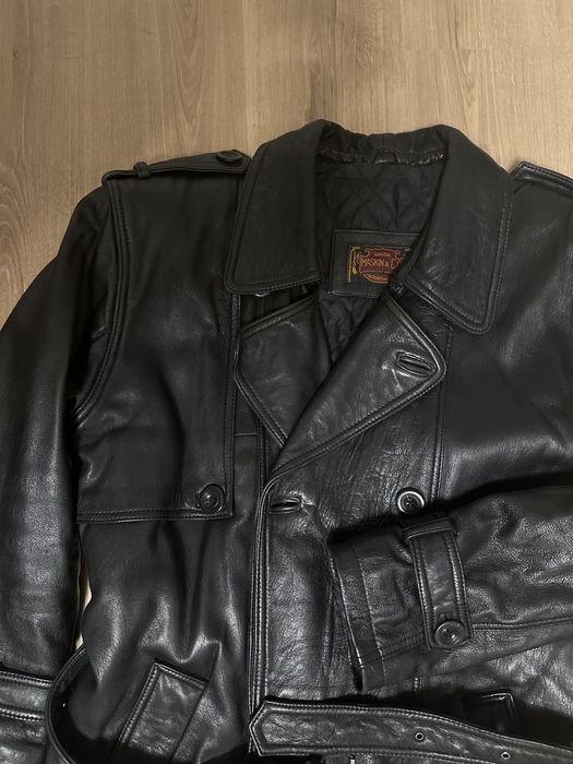 Пальто шкіряне чоловіче