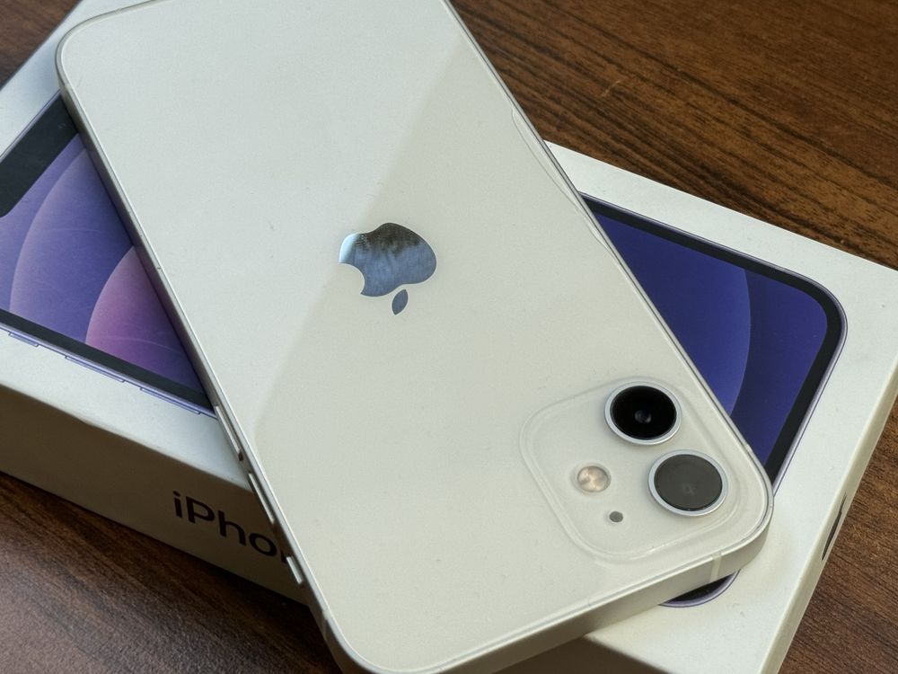 Apple iPhone 12 128 GB Biały | Stan BDB | Bateria 87%
