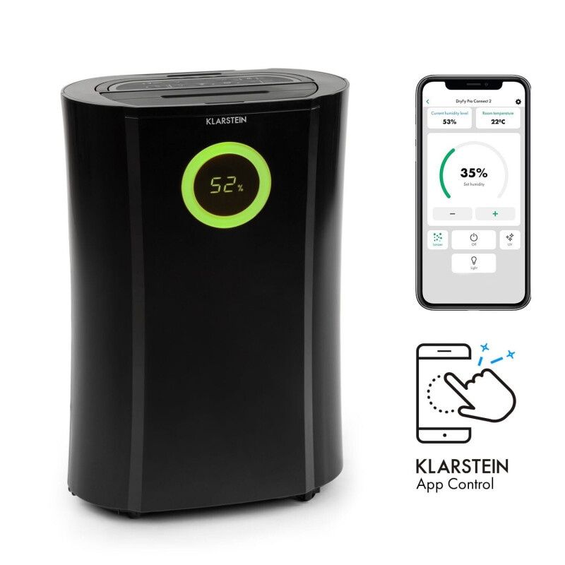 Осушувач осушитель воздуха Klarstein DryFy Pro Connect WiFi