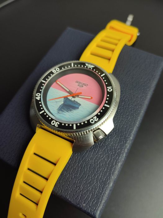 Zegarek seiko mod submariner custom nurek
