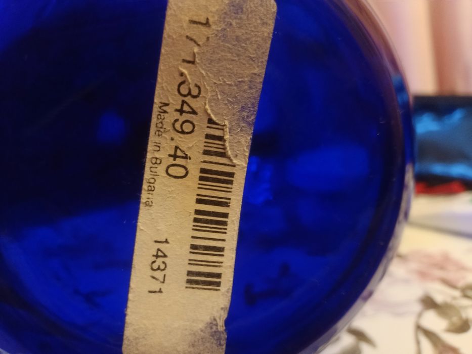 Wysoki wazon 30 cm szkło