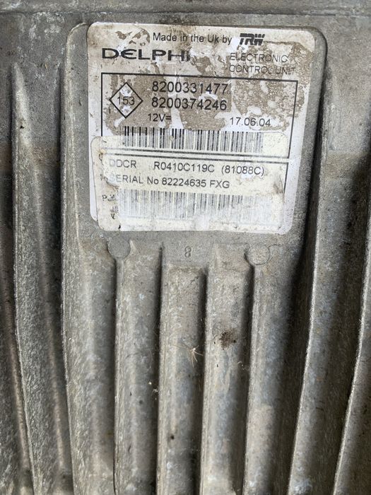 Компютер ебу 1.5 рено кенго renault kangoo 1 блок управління двигуном