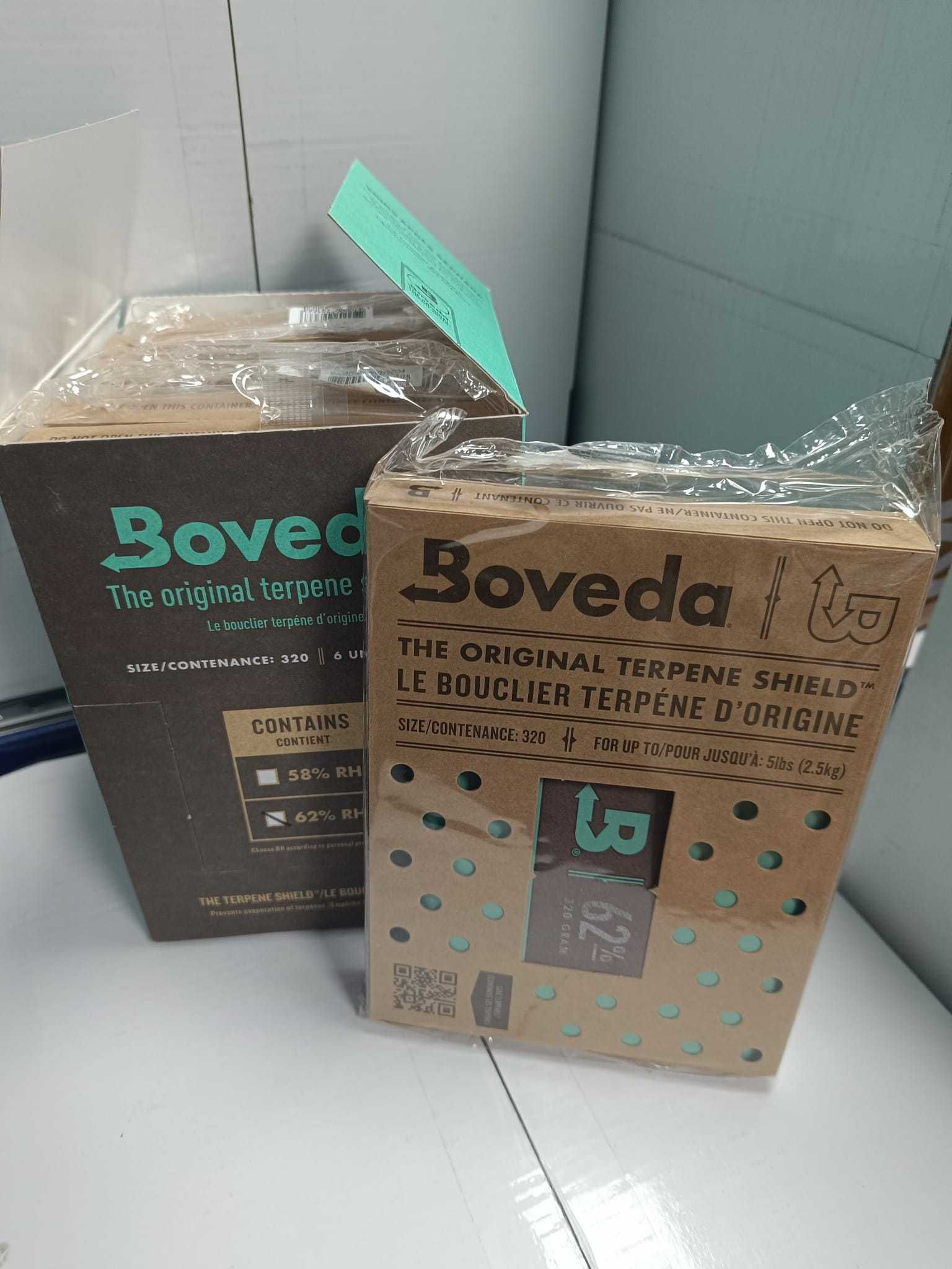 Pack Boveda 58%/62% (Size 320) – Humidade Ideal p/ Cura e Conservação