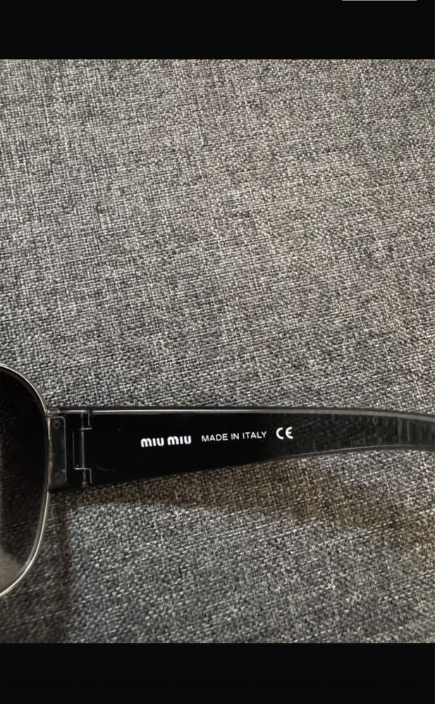 Okulary Miu Miu Aviators używane