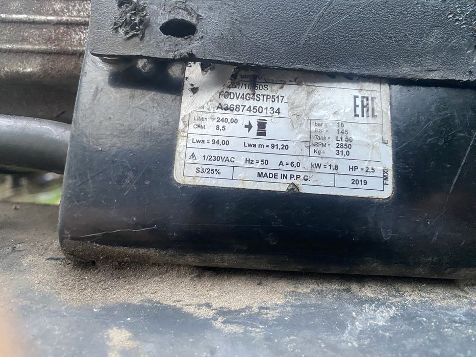 Silnik kompresor stanley fatmax pompa 10bar 1,8kw 2,5hp