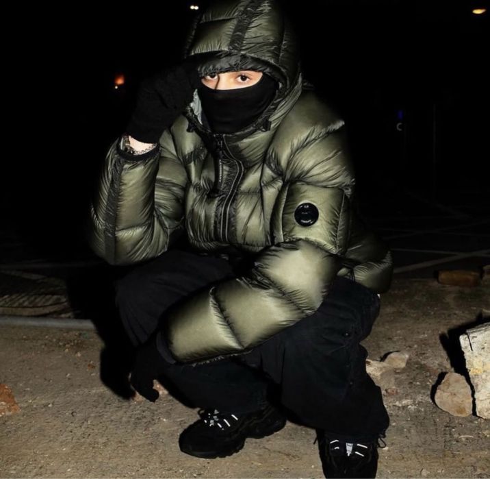 !Без Передплат! Синій пуховик CP Company DD Shell