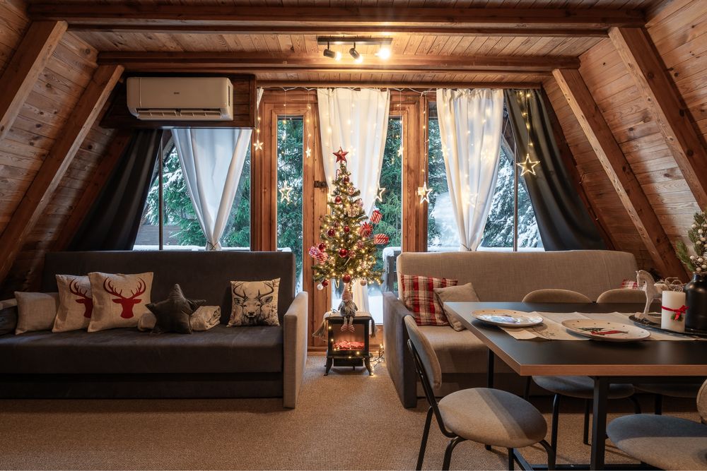 Domek w lesie z jacuzzi, magiczny klimat,narty,lodowisko,sanki