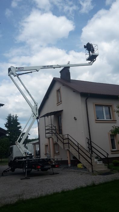 Usługi Podnośnikowe (Podnośnik Koszowy do 20metrów) Wynajem podnośnika