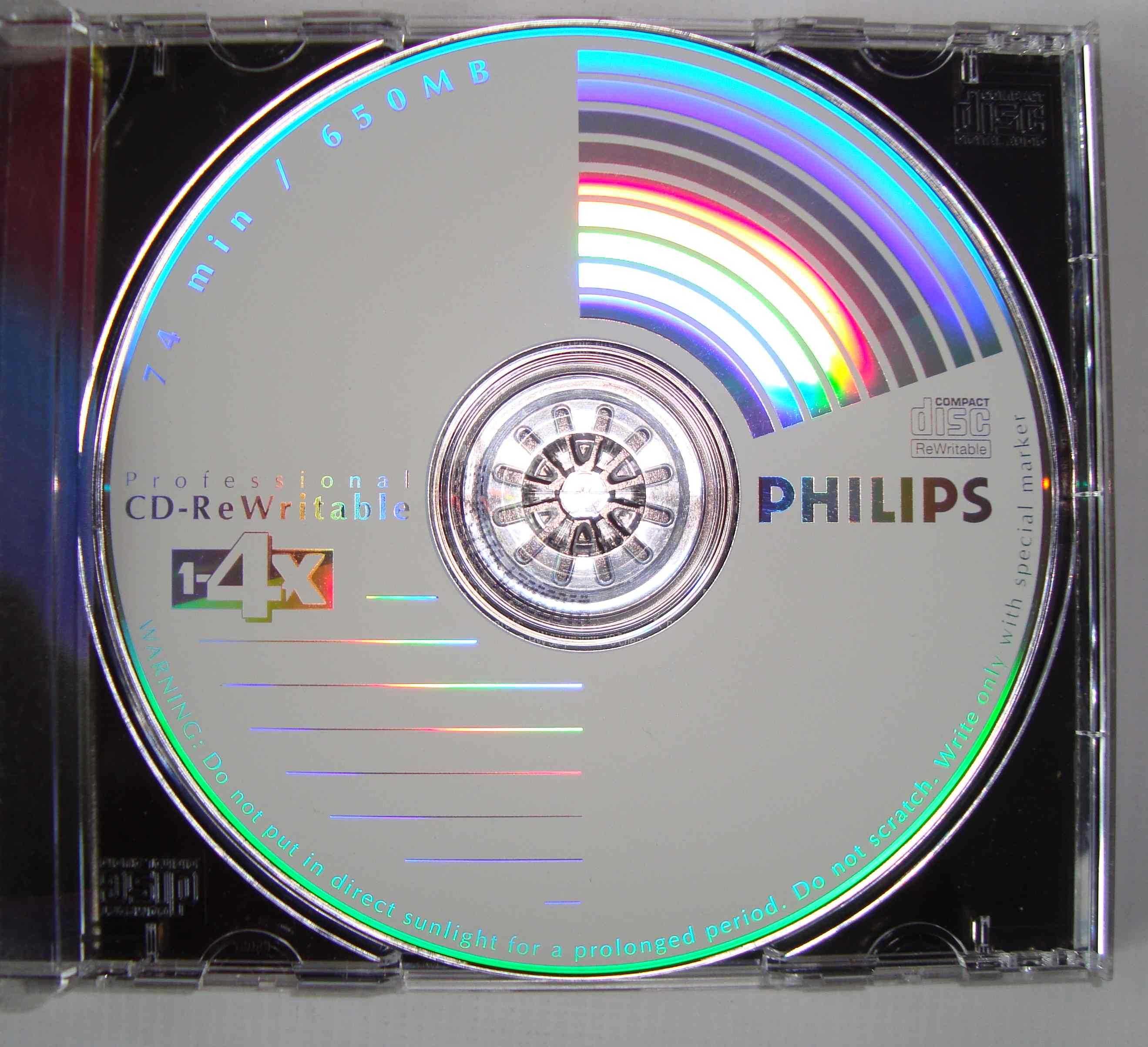 Перезаписываемый CD - RW Rewritable disk TDK Philips 1-24x multi speed