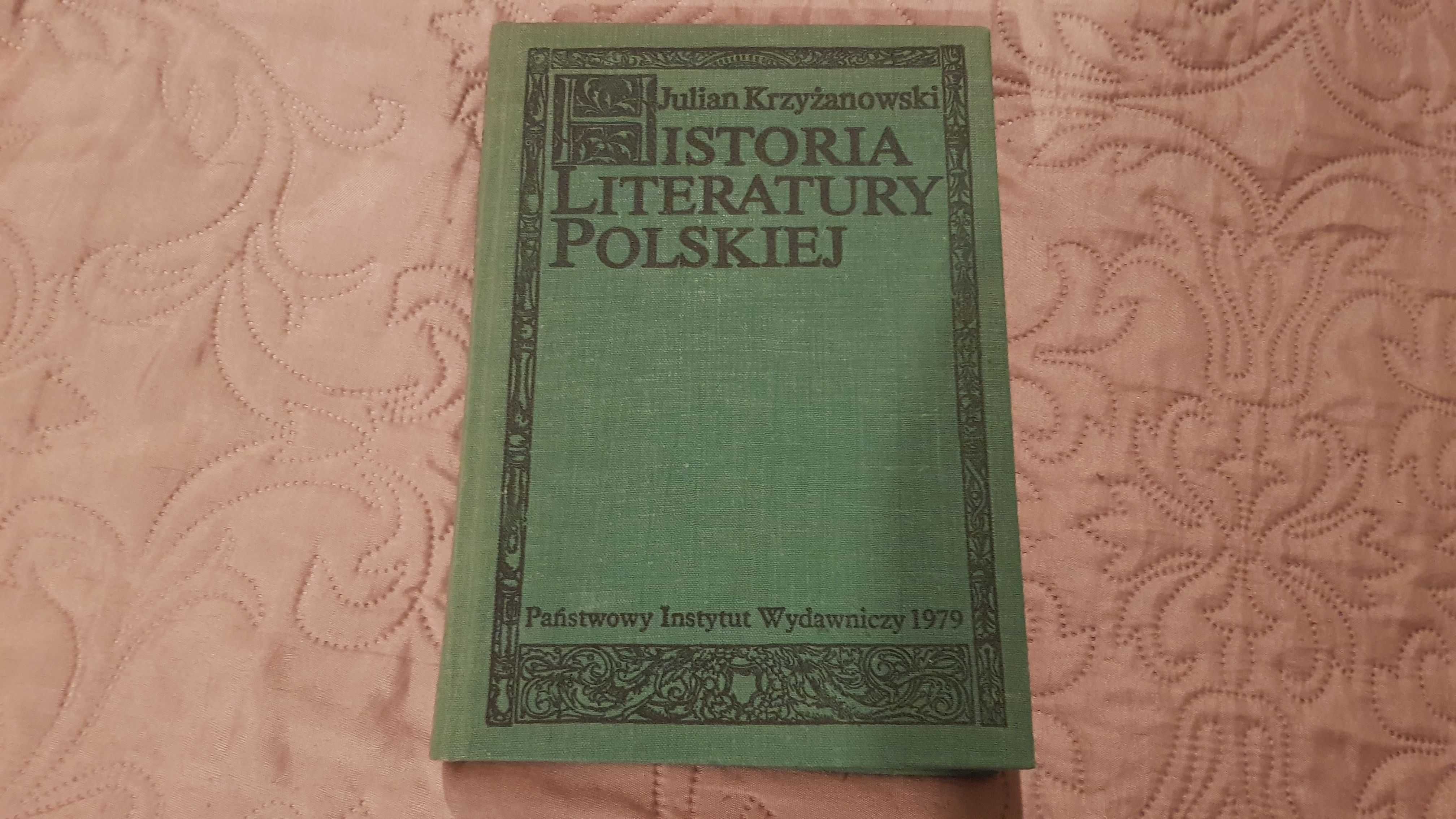 AL 3x Literatury staropolska Dzieje polskiej historia Krzyżanowski