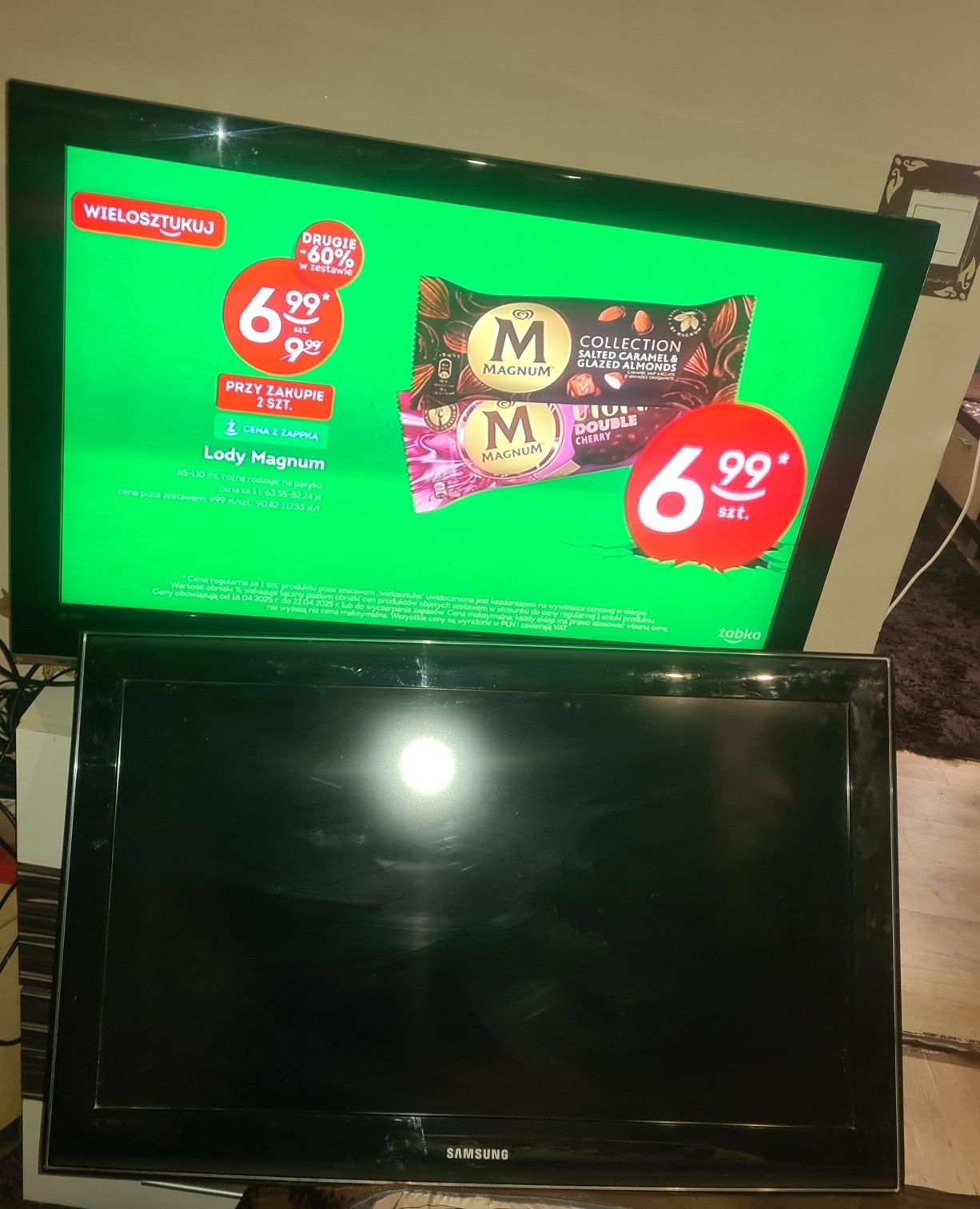 dwa telewizory Samsung 40/37cali+dekoder