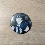 Przypinka do ubrań plecaka pin Kuroshitsuji Black Butler Sebastian