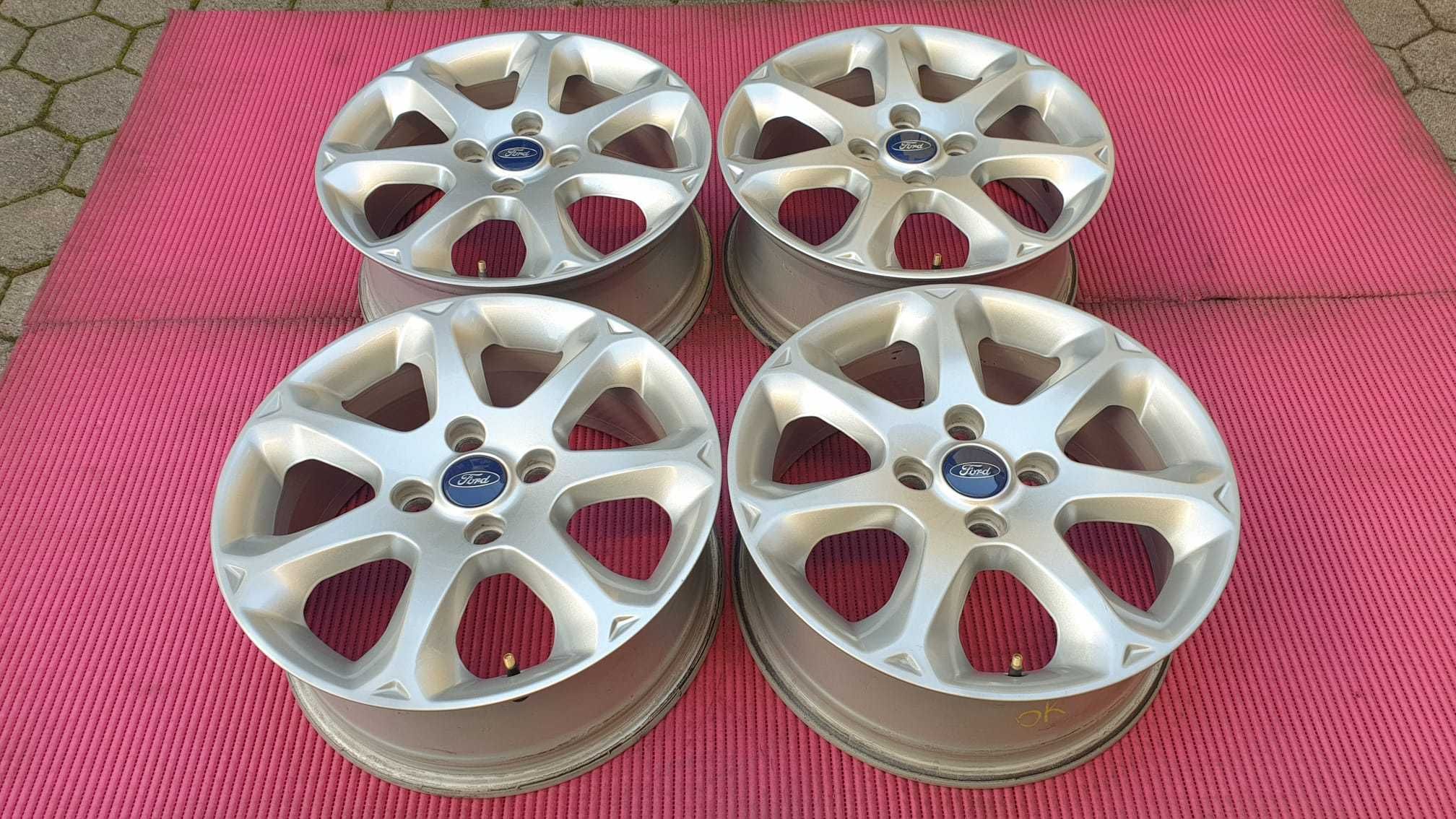3587 - Jantes 16 4x108 Originais Ford Fiesta MK6, Tourneo