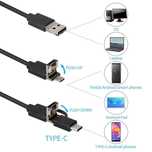 Mini kamera endoskopowa 2m IP68 HD dla Usb Pc Android typu C