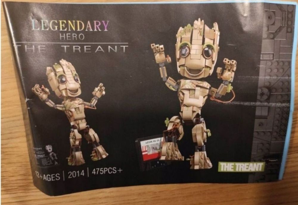 Nowe klocki Kompatybilne z Lego groot marvel okazja na dzień dziecka
