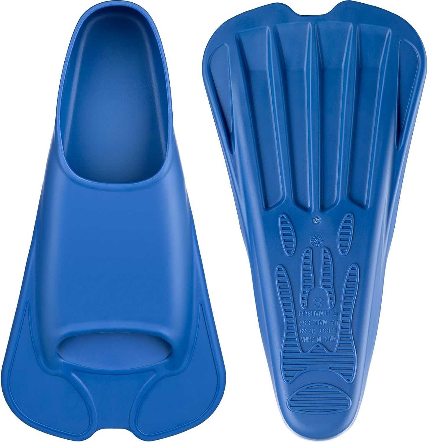 CAPAS Krótkie Płetwy Treningowe do Pływania Ro 44-45 Niebieskie Unisex