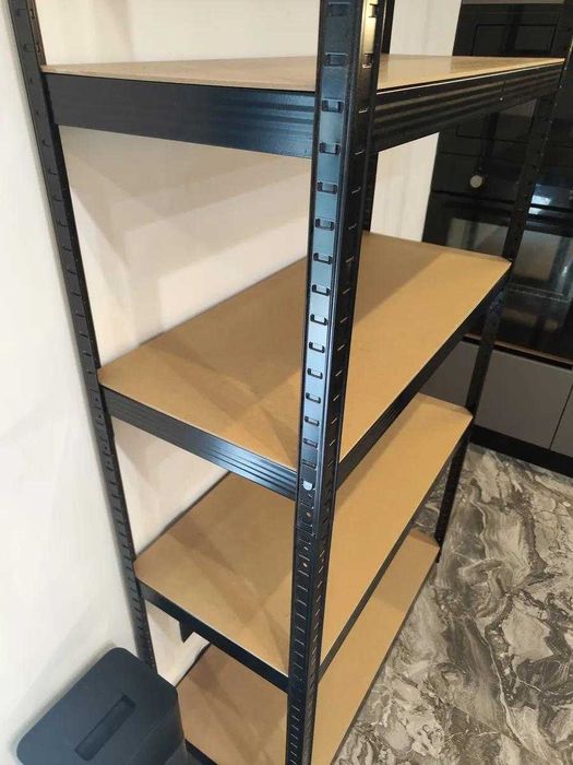 Металеві стелажі для дому, гаража, складу — до 175 кг на кожну полицю