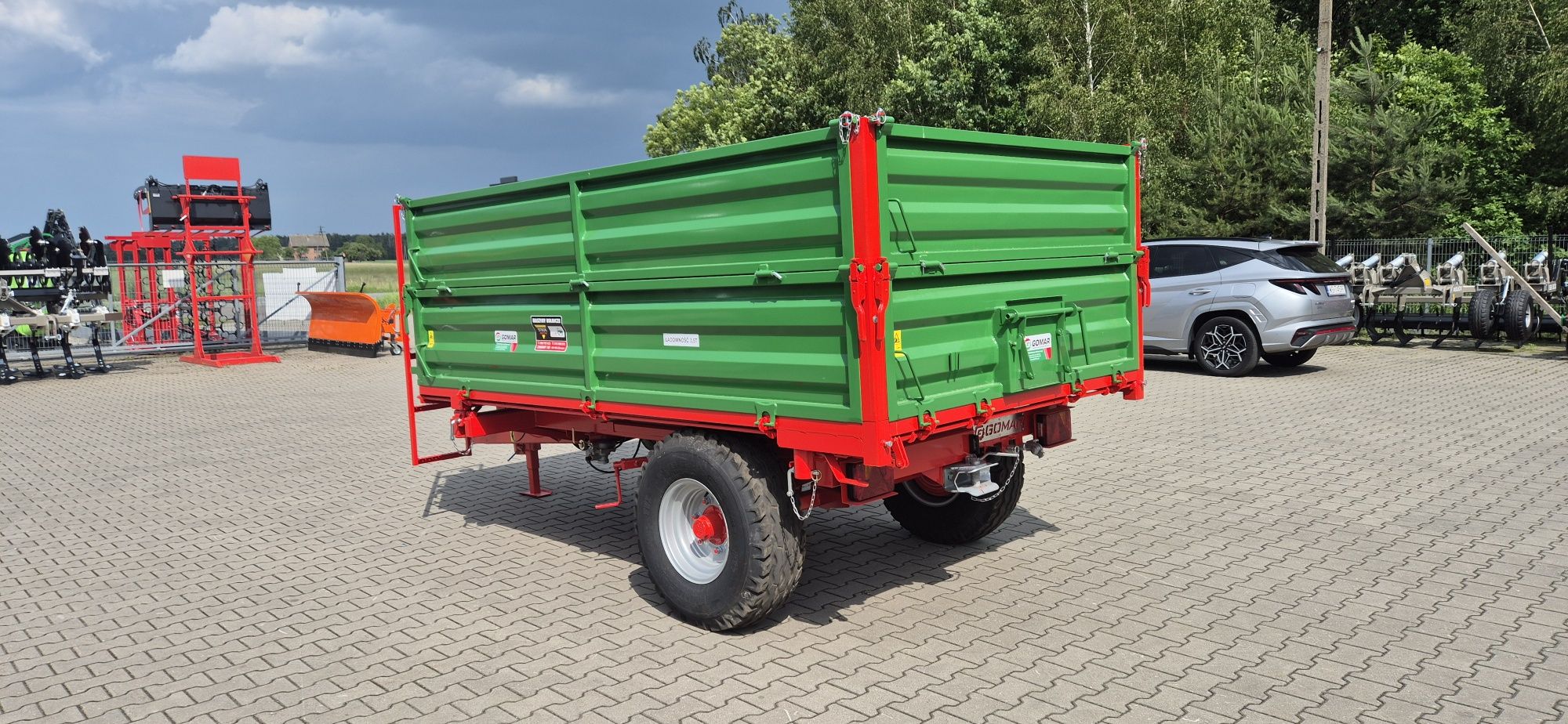 Przyczepa jednoosiowa 3,5t, 5,0t Gomar Dwuosiowa Pronar Metal-Fach Mar