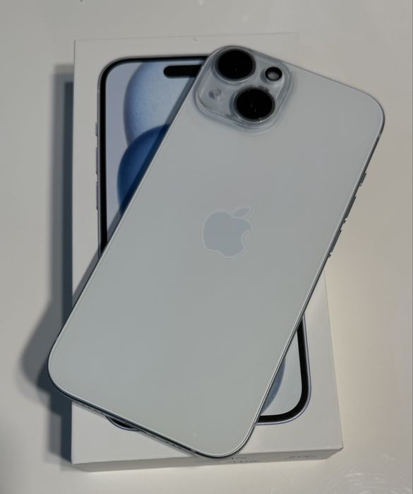 iPhone 15 256gb blue, jak nowy, idealny, PEWNY Apple. Black week