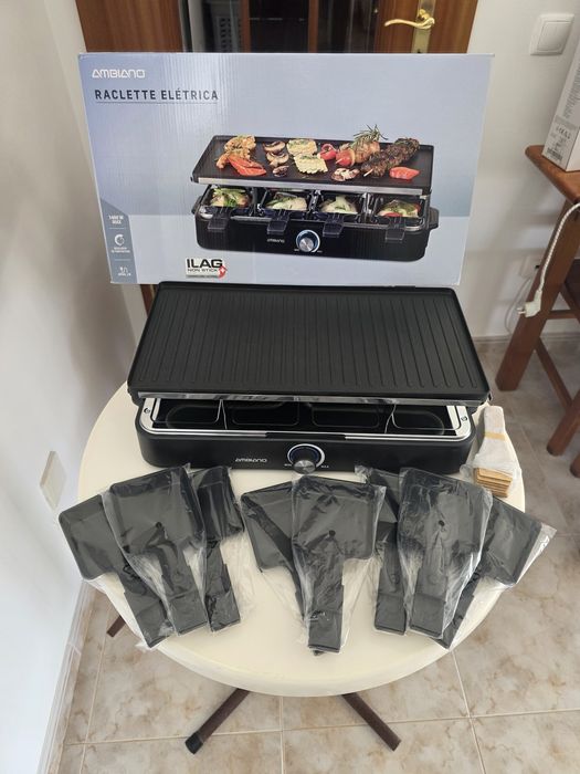 Raclette elétrica Grill Chapa Ambiano